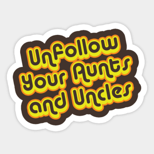 Unfollow Sticker